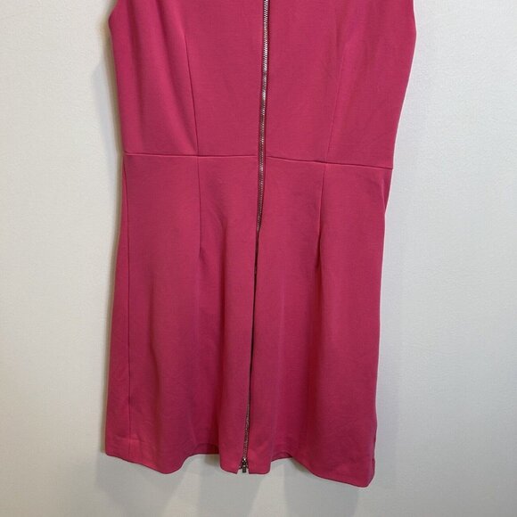 DVF DIANE von FURSTENBERG Carpreena Pink Size 6 Ponte Mini Dress $325 - Picture 10 of 10